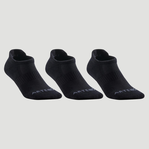 





CALCETINES CORTOS DE DEPORTE ARTENGO RS 500 NEGRO PAQUETE DE 3