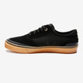 Tenis de tobillo bajo de skateboarding adulto VULCA negro