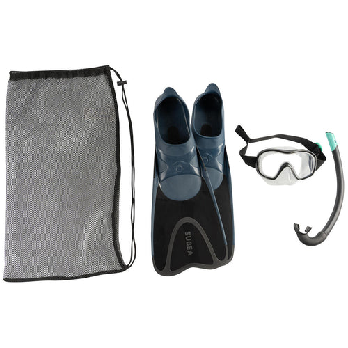 





Kit Snorkel Máscara Aletas Tubo SNK 500 Adulto