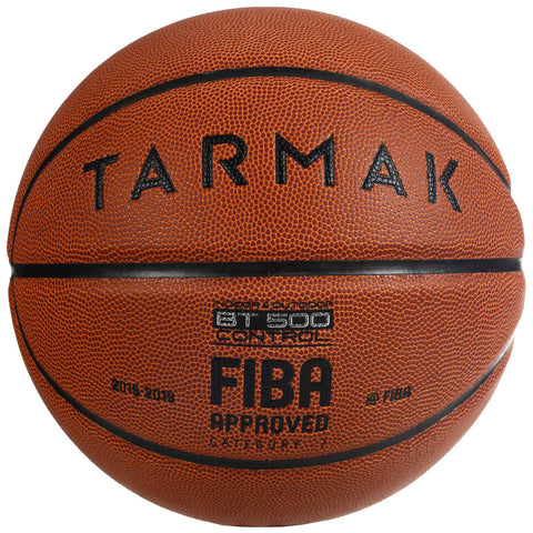 





Balón de básquetbol BT500 talla 7 Café FIBA