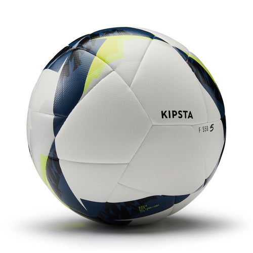 





Balón de fútbol Híbrido FIFA BASIC F550 talla 5 blanco amarillo
