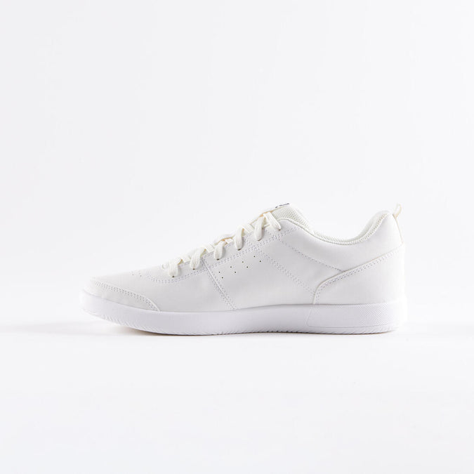 Calzado de tenis multipista para hombre Essential blanco roto Decathlon Panama