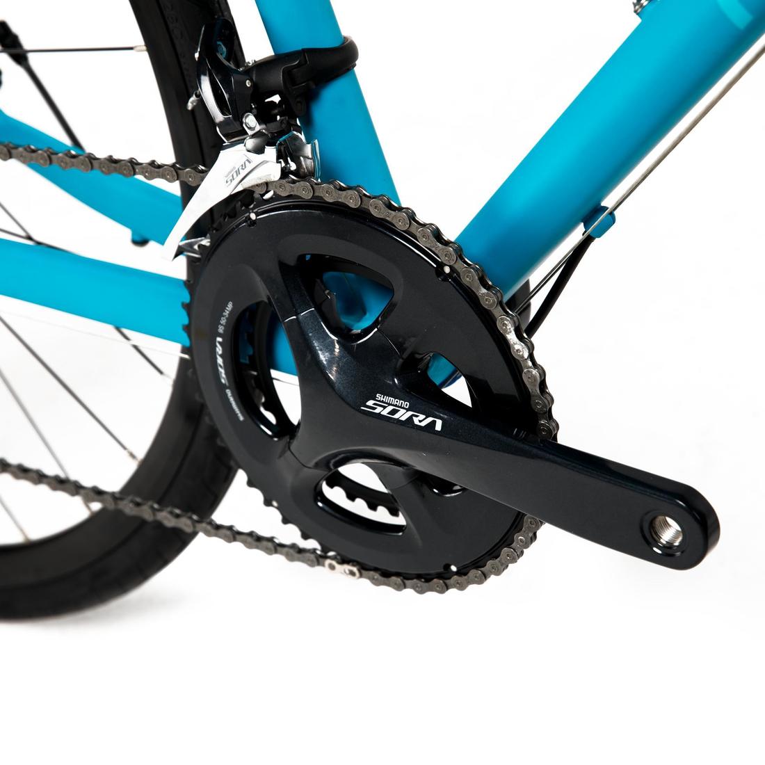 Bicicleta Carretera RC 500 Azul Turquesa Disco Sora