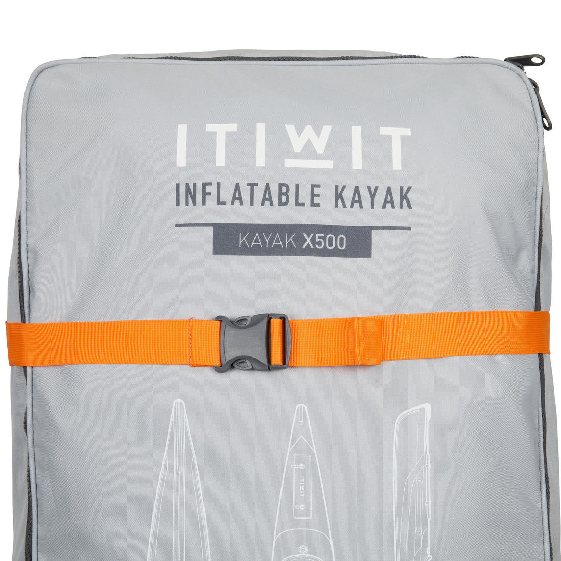 Kayak inflable de expedición de 1 plaza con Drop Stitch Strenfit X500