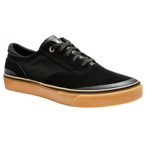 





Tenis de tobillo bajo de skateboarding adulto VULCA negro