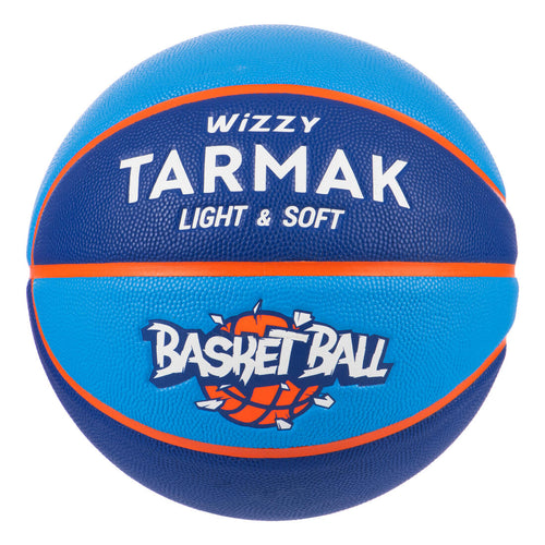 





Balón de básquetbol niños Wizzy básquetbol azul talla 5 hasta 10 años