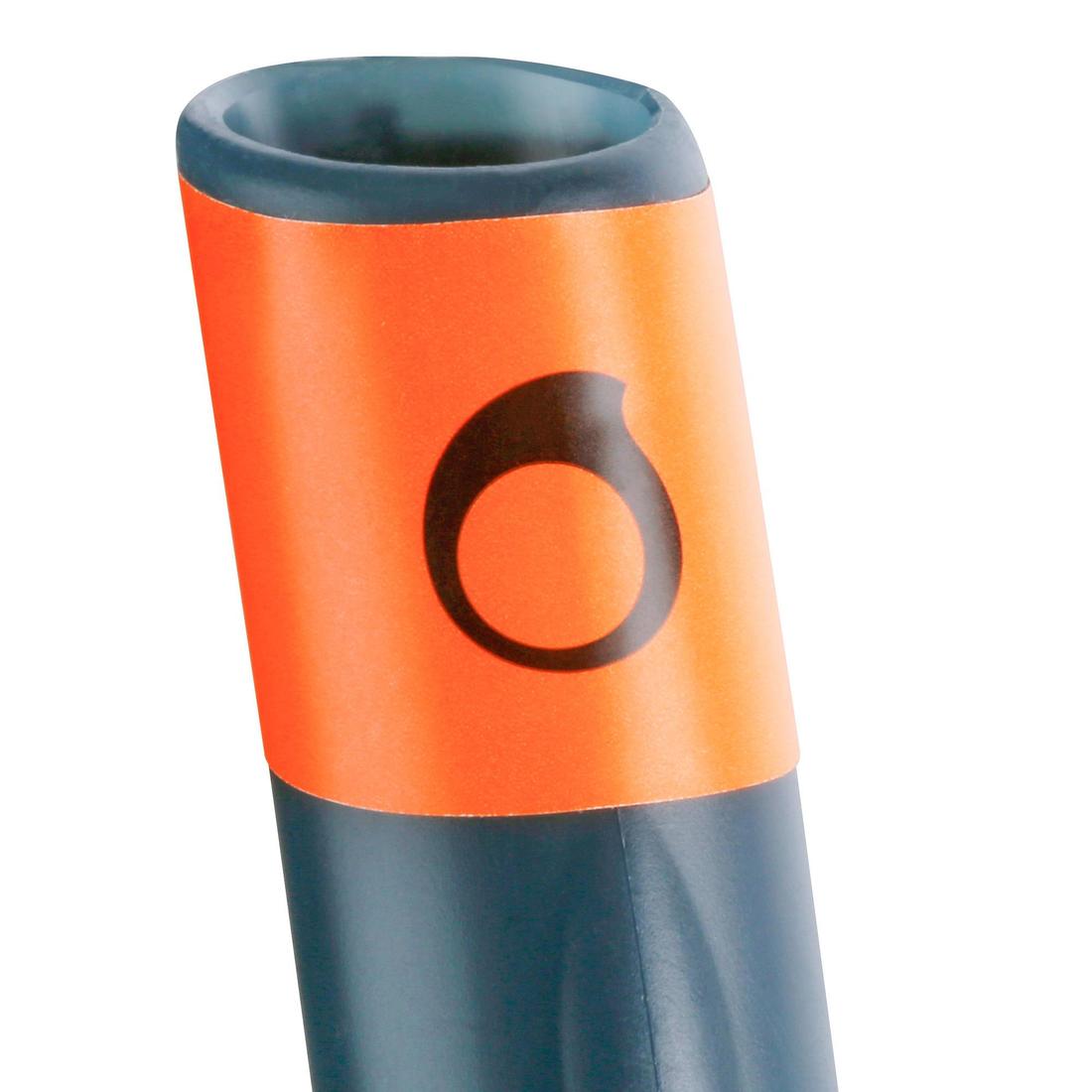 Kit Máscara Tubo Snorkel SNK 500 Adultos y Niños Gris