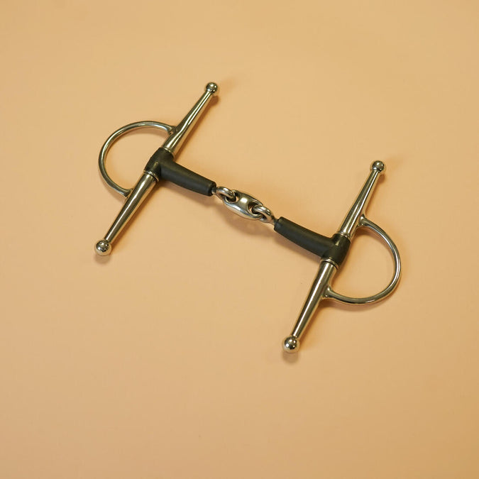





Bocado de doble articulación con palillos sintéticos para caballo o poni, photo 1 of 1