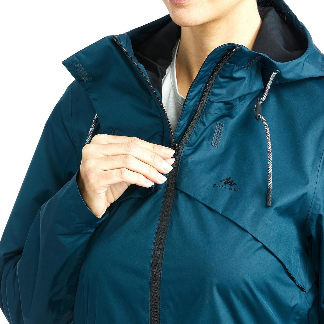 Chamarra impermeable de senderismo - NH500 - Mujer